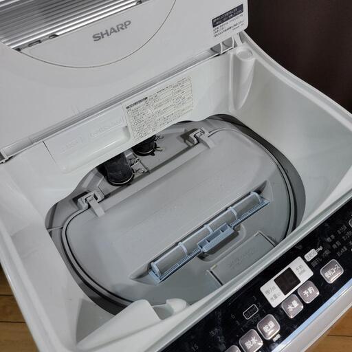‍♂️h74(2/3A)売約済み❌1061‼️設置まで無料‼️2019年製✨梅雨にも負けない乾燥機能つき！SHARP 5.5kg 洗濯機