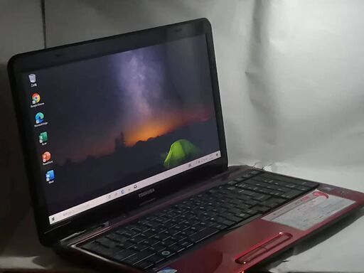東芝　BT351赤 サクサクノートPC WIN10 SSD Office