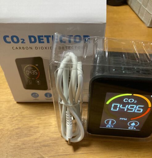 新品　CO2モニター＋温度計＋湿度計（２）