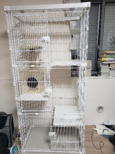 【急募!!】猫 ケージ 4段 アイリスオーヤマ☆
