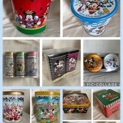 【ネット決済】バラ可 ディズニー お菓子空き缶 セット