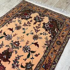 【全国発送可能！】本物のペルシャ絨毯 イラン タブリーズ産 約40万円 高級ランナー絨毯♪