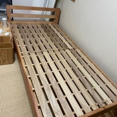 ［決定しました］無印良品　ベッド　シングル