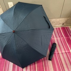 折り畳み傘　ワンタッチで開く大きな傘