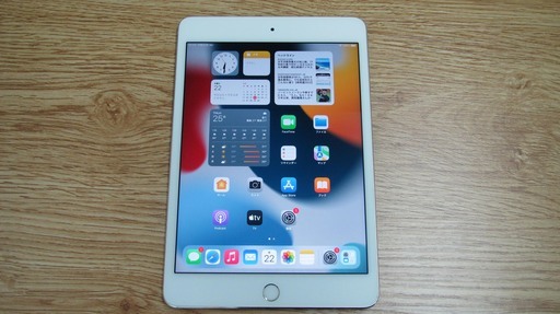 【美品】iPad mini4  wi-fiモデル A1538 容量128GB　ホワイト①