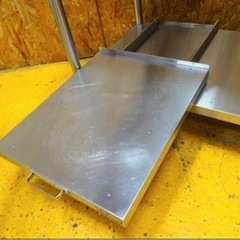 (708-0)マルゼン 炊飯台付き ステンレス 作業台 W800D600H800 炊飯台W420D520 中古 厨房 飲食店 店舗