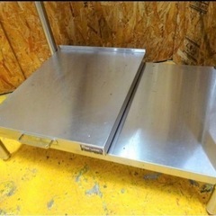 (708-0)マルゼン 炊飯台付き ステンレス 作業台 W800D600H800 炊飯台W420D520 中古 厨房 飲食店 店舗