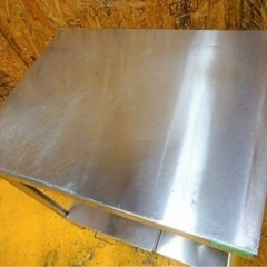 (708-0)マルゼン 炊飯台付き ステンレス 作業台 W800D600H800 炊飯台W420D520 中古 厨房 飲食店 店舗