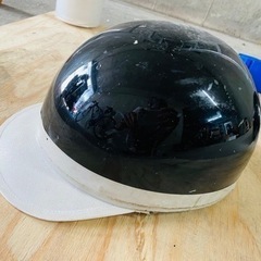 ヘルメット　半キャップ　除菌、清掃済み
