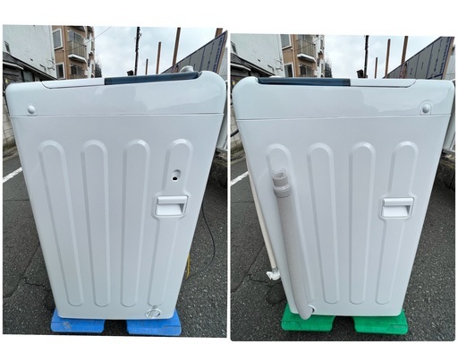 ￥12100(税込) Haier  全自動電気洗濯機　JW−U45HK 2022年製　4.5kg (6-2)