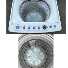 ￥11000(税込）Haier 全自動電気洗濯機　JW−C55FK 5.5 kg 2020年製　(6-4)