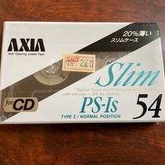 AXIA slim 54 カセットテープ　未使用