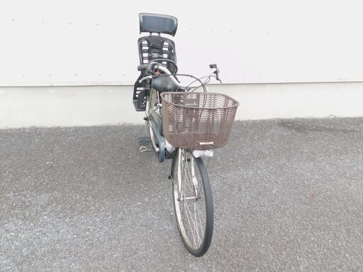 2017年モデル 子供乗せ仕様 ヤマハ PAS ナチュラXL PA26NXL シルバー 大容量12.3Ah サドル新品交換 車体＆バッテリー極めて良好! 自539 2017年モデル 子供乗せ仕様 ヤマハ PAS ナチュラXL PA26NXL シルバー