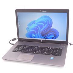 Windows11 Wi-Fi有 17.3型 ノートPC HP 470 G2 中古良品 第5世代 Core i7 8GB 1TB DVDRW 無線LAN Bluetooth webカメラ Office Windows11 Wi-Fi有 17.3型 ノートPC HP 470 G2 中古良品 第5世代