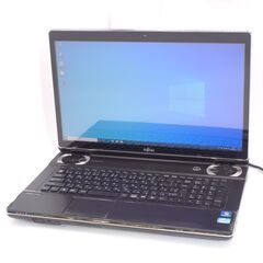 新品SSD 3波TV Wi-Fi有 17インチ ノートパソコン 富士通 NH77/ED 中古