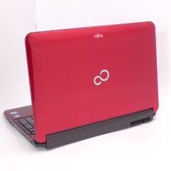 新品爆速SSD 15.6型 赤色 ノートPC 富士通 AH56/C 中古良品 第2世代