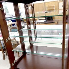 北海道 千歳市/恵庭市 近郊配送可能 株式会社マルニ キュリオケース 飾り棚 コレクションケース キャビネット 照明付き 木製 店頭でのお受渡し大歓迎 北海道 千歳市/恵庭市 近郊配送可能 株式会社マルニ キュリオケース