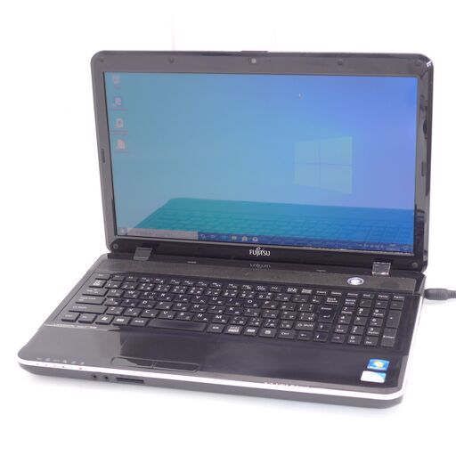 保証付 Wi-Fi有 15インチ ノートパソコン 富士通 AH42/E 中古良品 Pentium 4GB DVDRW 無線 webカメラ Windows10 Office 即使用可