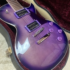 シースルー紫バースト　レスポールタイプギター
