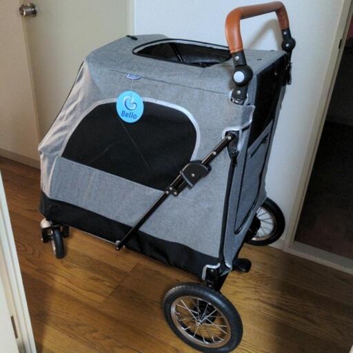 新品/未使用　4輪ペットカート(折りたたみ　耐荷重55kg)