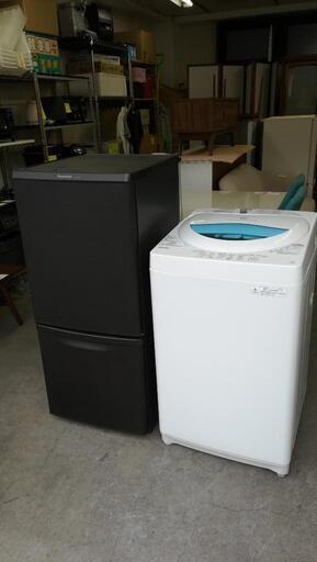 セット562⭐配送と設置は無料サービス⭐パナソニック冷蔵庫138L＋東芝洗濯機5kg