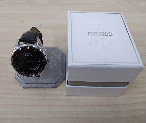 SEIKO KINETIC腕時計 5M84-0AB0 自動巻き キネティックNo669
