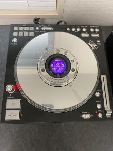 【中古/美品】CDJ テクニクス/Technics SL-DZ1200\u0026ブラックカバーセット ターンテーブル