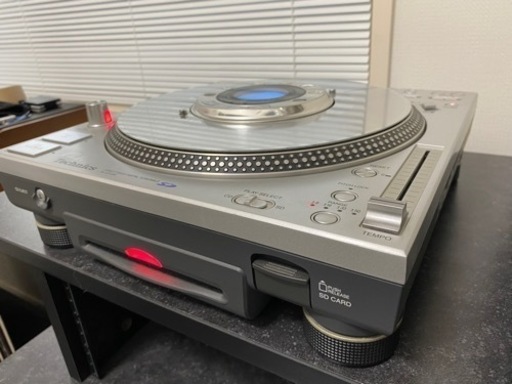 【中古/美品】CDJ テクニクス/Technics SL-DZ1200\u0026ブラックカバーセット ターンテーブル