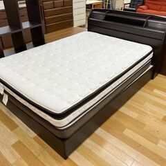 ニトリ 引き出し付ダブルベッド【トレファク岸和田店】