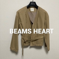 BEAMS HEART ノーカラージャケット