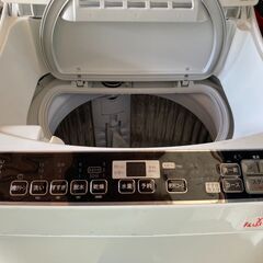 ☆中古￥18,600！【会員価格￥15,500】SHARP　5.5kg洗濯機　家電　2018年製　ES-TX5TC-W型　【BF195】