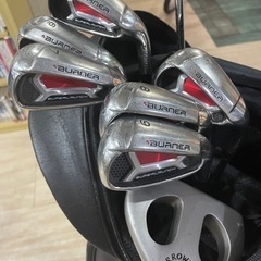 値下げ/テーラーメイドBURNER アイアン6本/PRGRドライバー3本/パター/SRIXONバック