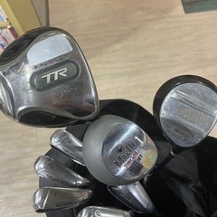 値下げ/テーラーメイドBURNER アイアン6本/PRGRドライバー3本/パター/SRIXONバック