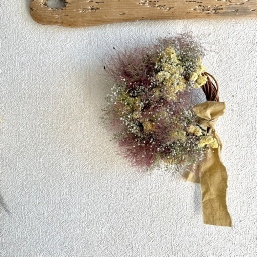 スモークツリー かすみ草 リースpg | ega.org.eg