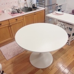 受け渡し決定しました！IKEA 円形テーブル　ドクスタ　ダ…