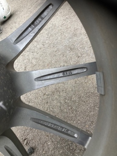 JZX110に使用 17インチ 5H 売れ筋 9J ホイール 114.3 