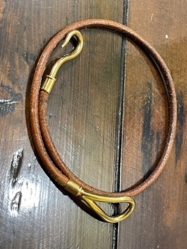 HERMES  エルメス レザー ブレスレット チョーカー