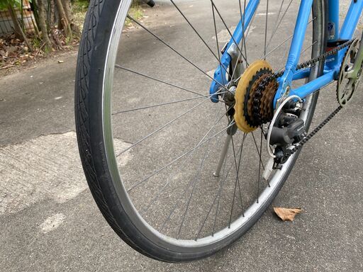 クロスバイク WEEKEND BIKES 700×32C ブルー 510mm