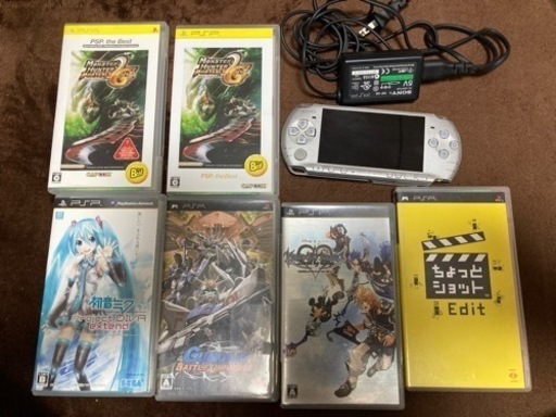 PSP 3000本体、充電器、ソフト6本セット ptpnix.co.id