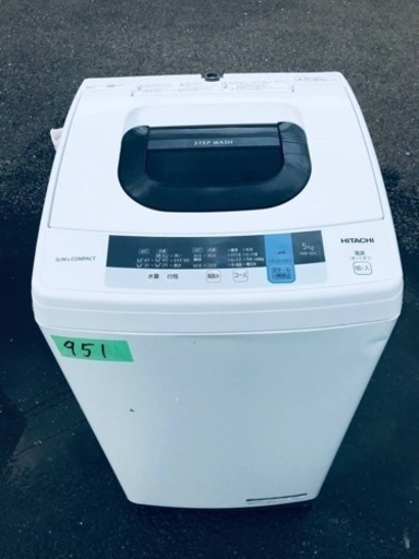 ②✨2018年製✨951番 日立✨電気洗濯機✨NW-50C‼️