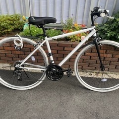 【クロスバイク 自転車 】700C 21段変速 前後フェンダー