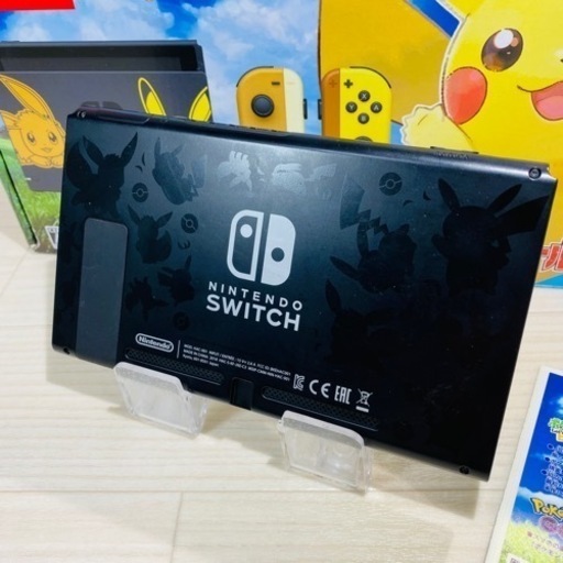 ニンテンドースイッチ let's go ピカチュウ 本体 Switch 箱付き - 千葉市