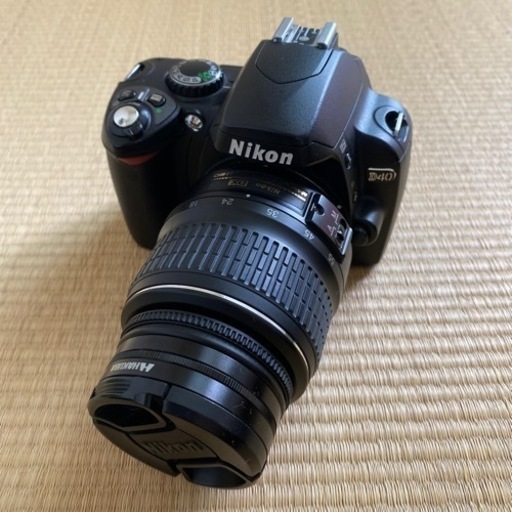 【受渡決定】Nikon ニコン　D40 レンズ2本・フラッシュ、リモコン付き