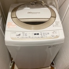 洗濯機　TOSHIBA AW-8D2