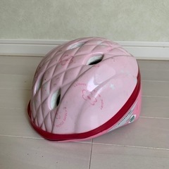 【差し上げます】ヘルメット　キッズ　ピンク