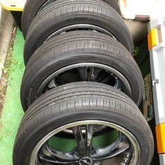 ヨコハマブルーアース夏タイヤ⭐︎225/45R18バリ山