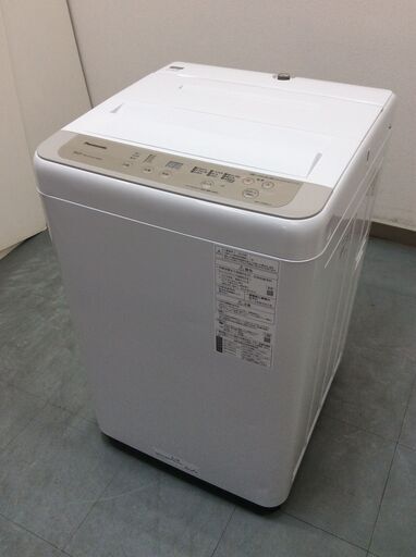 （12/24受渡済）YJT4699【Panasonic/パナソニック 5.0㎏洗濯機】美品 2020年製 NA-F50B13 家電 洗濯 簡易乾燥付