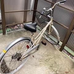 26インチ自転車　空気入れ付き