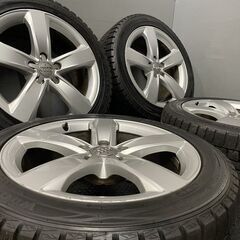 【DUNLOP WINTER MAXX WM01 245/45R18】スタッドレス【audi A6 18インチ 8J5HPCD112+39】バリ溝　(VTM573)クレジットカード QRコード決済可能