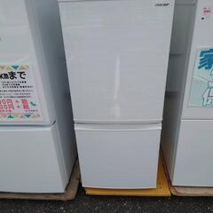 ☆【シャープ】2ドア冷蔵庫 (左開き) 137L 2020年製［SJ-D14F-W］【3ヶ月